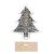Choinka podświetlana ozdoba świąteczna Christmas tree, beżowy