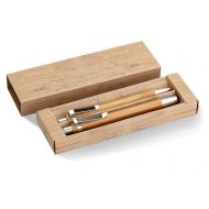 Bambusowy zestaw długopis  i ołówek