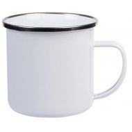 . Nowość - Emaliowany kubek VINTAGE CUP, biały
