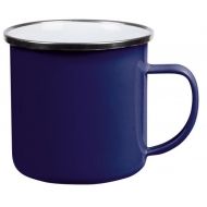 . Nowość - Emaliowany kubek VINTAGE CUP, niebieski