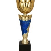 Puchar metalowy złoto-niebieski