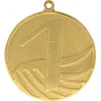 Medal stalowy zloty pierwsze miejsce grawerowany laminat