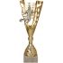 Puchar plastikowy złoto-srebrny p.nożna