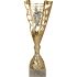 Puchar plastikowy złoto-srebrny p.nożna