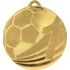 Medal zamak złoty piłka nożna z grawerowaniem na laminacie