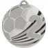 Medal zamak srebrny piłka nożna z nadrukiem kolorowym LuxorJet