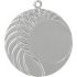 Medal srebrny ogólny z miejscem na emblemat 25 mm - medal stalowy grawerowany laserem- RMI