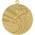 Medal złoty - biegi - medal stalowy
