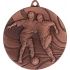 Medal brązowy- piłka nożna - medal stalowy-grawerowanie na laminacie
