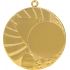 Medal złoty z miejscem na emblemat 25 mm - stalowy z grawerowaniem na laminacie