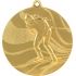 Medal złoty biathlon z miejscem na emblemat 25 mm grawerowaniem laserem- RMI