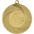 Medal złoty z miejscem na emblemat 25 mm - medal stalowy z grawerem na laminacie